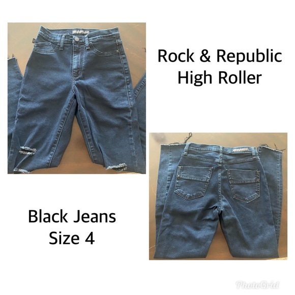 Black Jeans and Jeggings Bundle - Size 4 - Picture 3 of 9